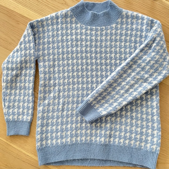 Ricki's Sweaters - Ricki's Pale Blue Heathered Knit Pullover